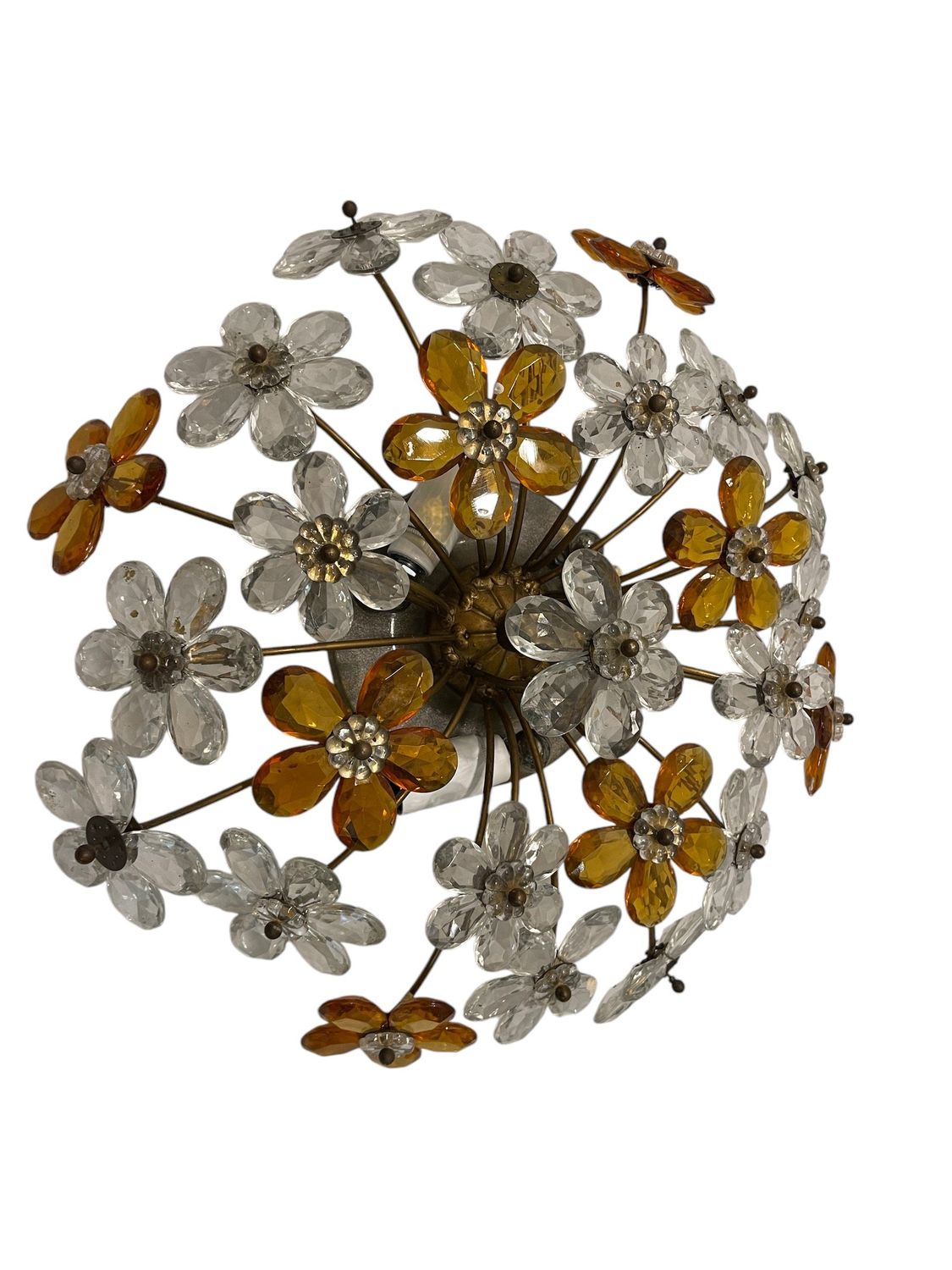 Murano Glass Flower Flushmount 1960’s