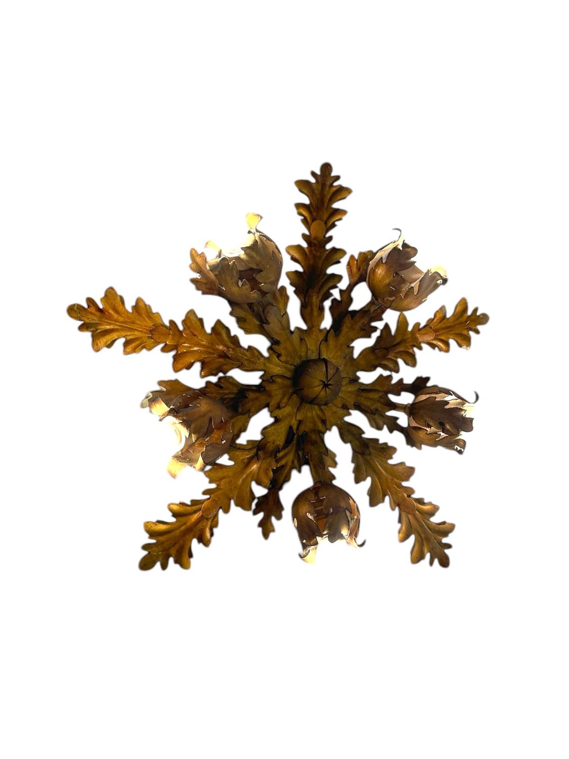Vintage Flushmount in Faience, 1960s