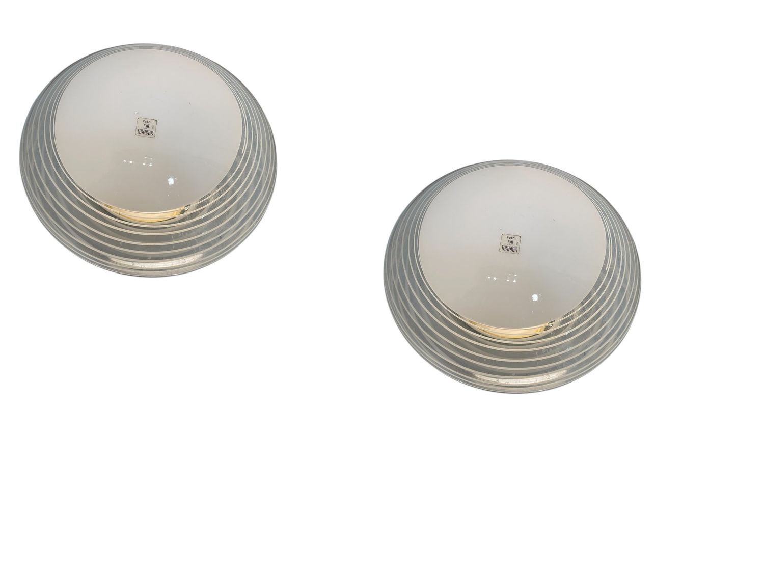 Murano Glass Flushmounts Set of 2