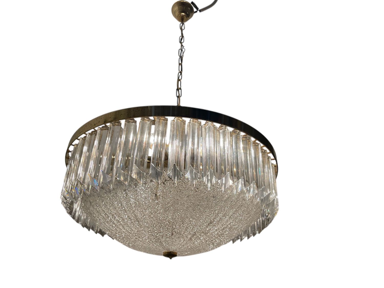 Large Murano Glass Chandelier, 1970s