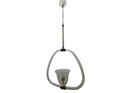 Barovier Murano Glass Light Pendant by Ercole Barovier, 1940s