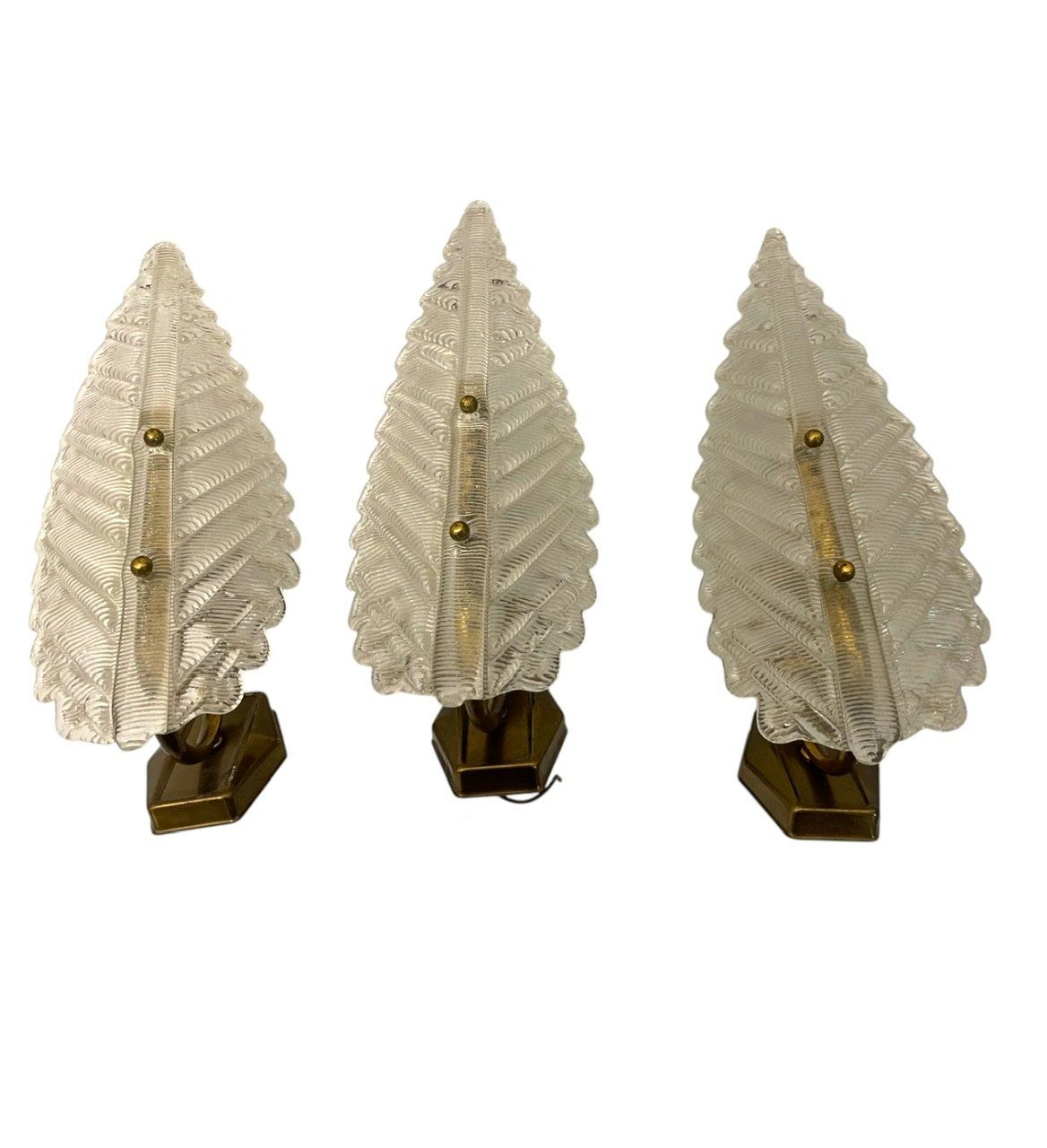 Murano Glass Sconces from Barovier, 1950s, Set of 2
