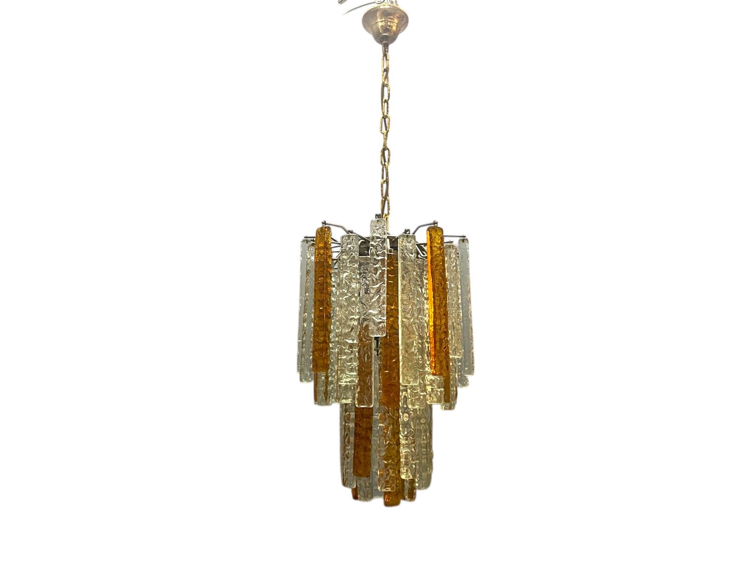 Murano Glass Chandelier by Toni Zuccheri for Venini, 1960s