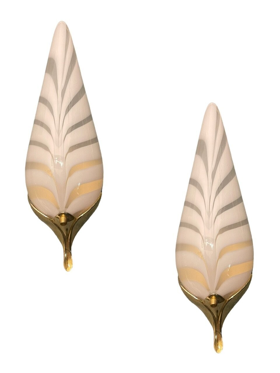 Murano Glass Sconces Set of 2 by Venini