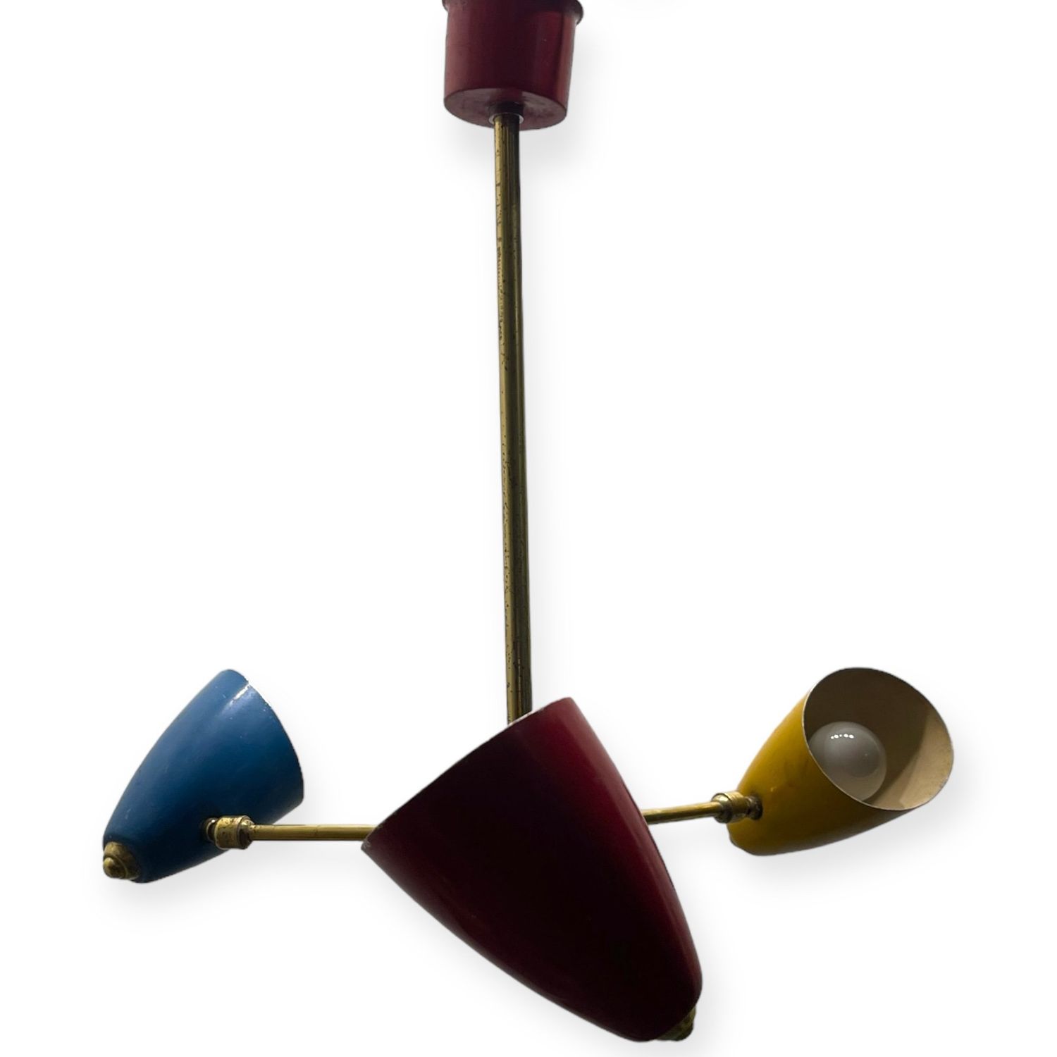 1950’s Multicolored Light Pendant 1950’s