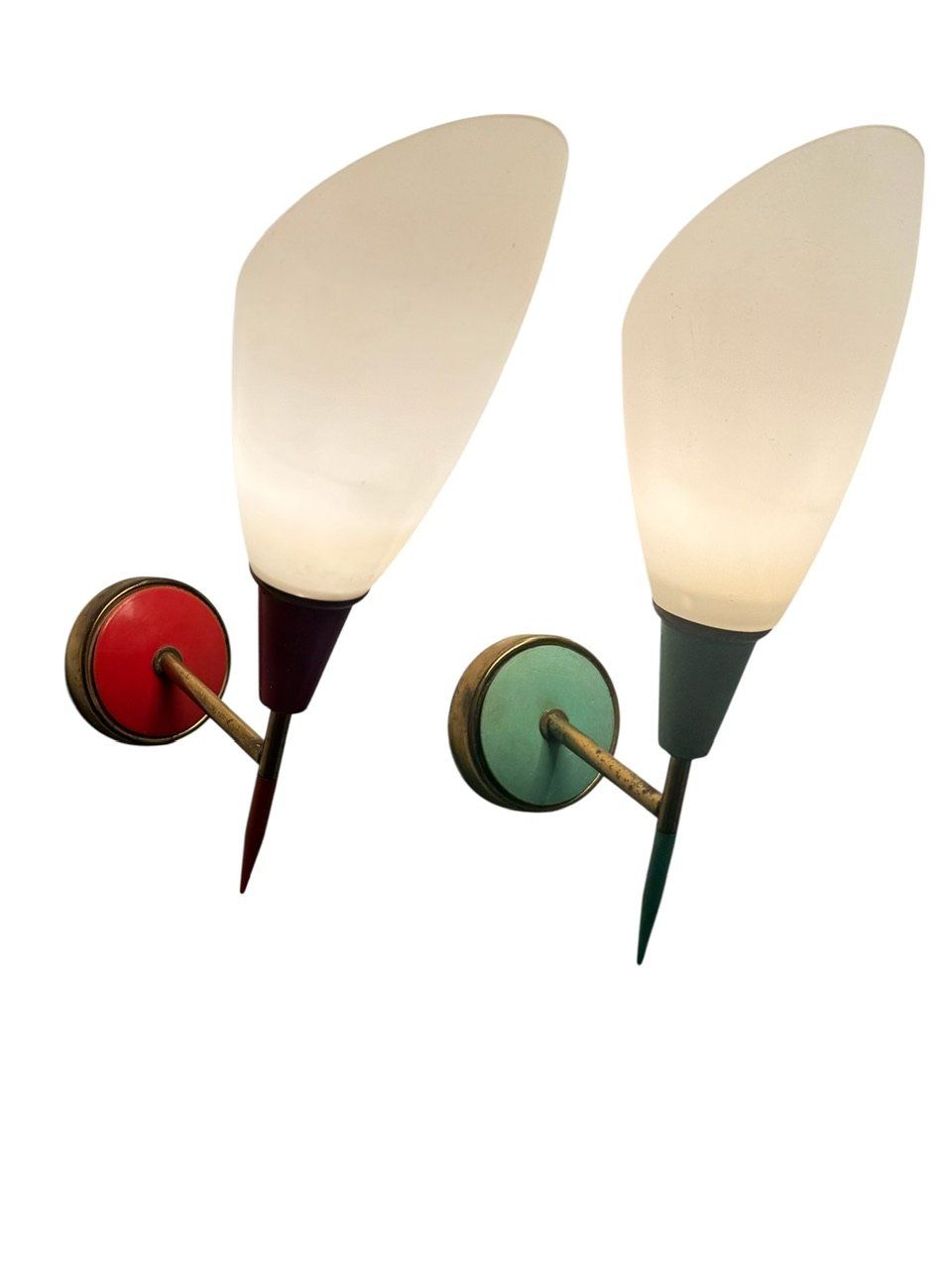 Vintage Sconces, 1950s, Set of 2