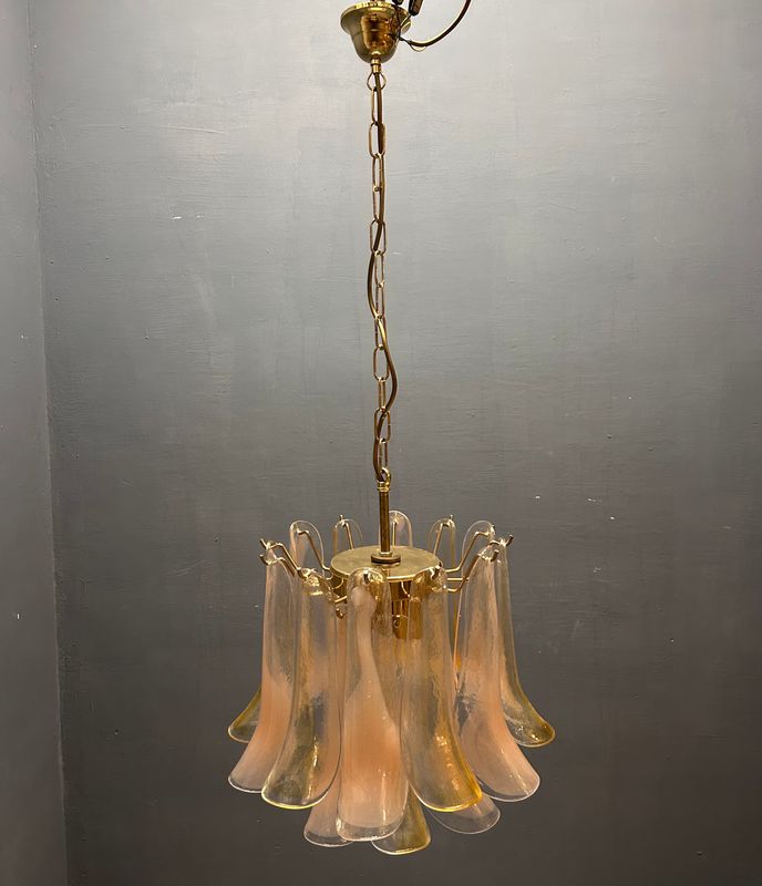 Murano Glass Petals Chandelier from La Murrina, Italy, 1980s