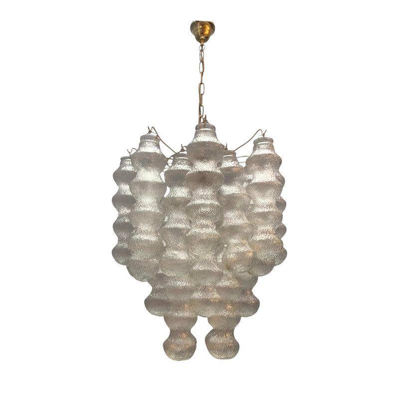 Murano Glass Bubble Chandelier, 1980s
