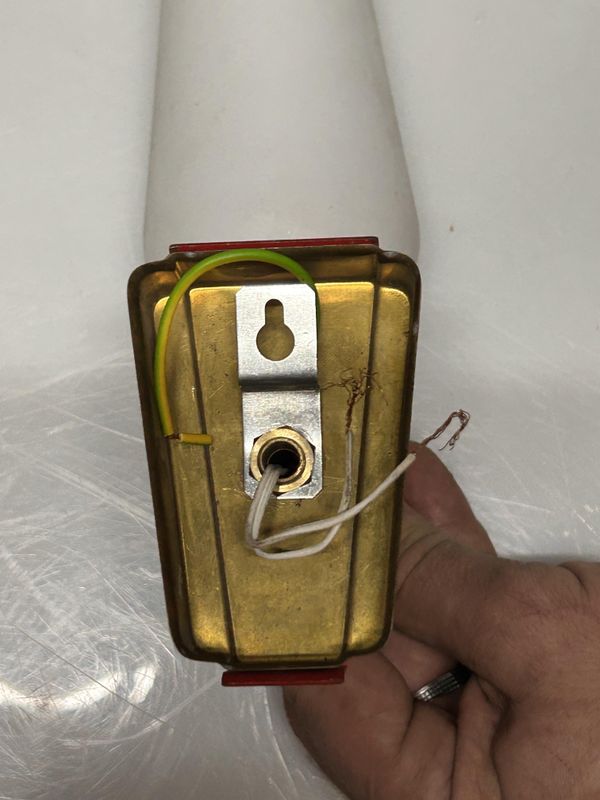 Opaline Glass and Brass Sconces, 1950s, Set of 2