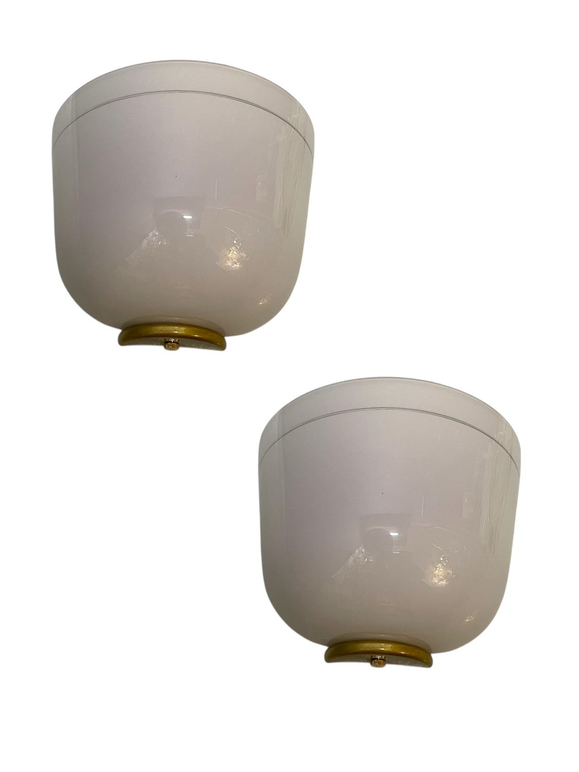 Murano Glass Sconces from De Majo, 1970s, Set of 2
