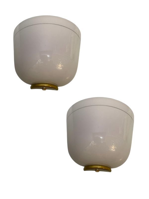 Murano Glass Sconces from De Majo, 1970s, Set of 2