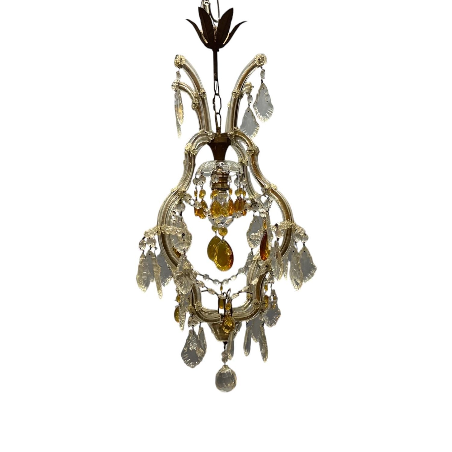 Crystal Maria Teresa Light Pendant, 1950s