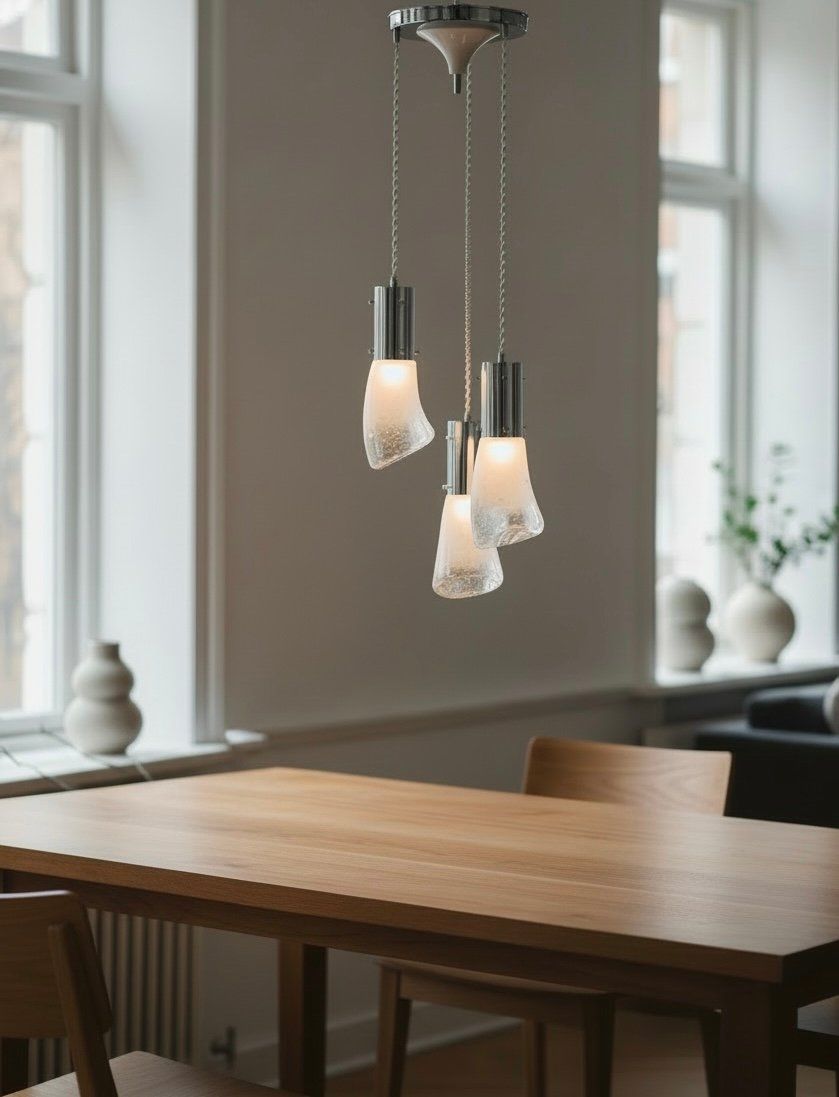 Mid-Century Modern Murano Glass Pendant Light, 1970s