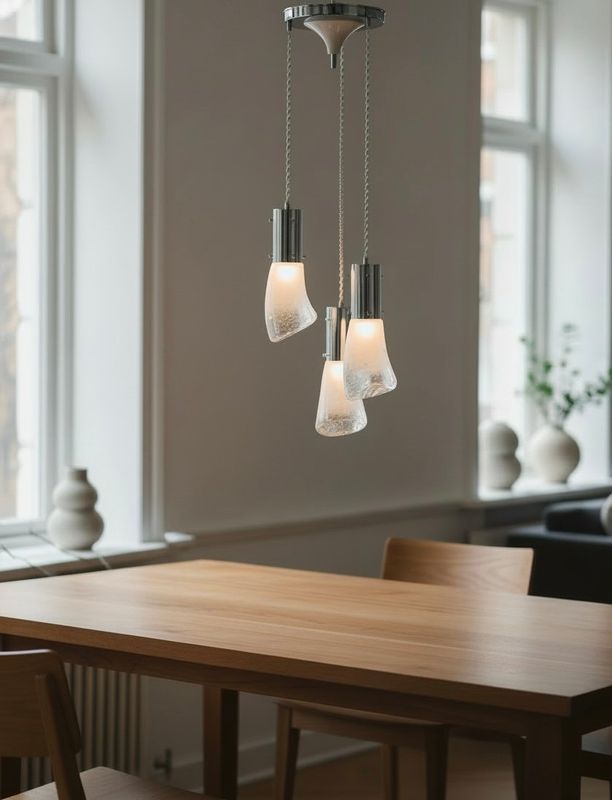 Mid-Century Modern Murano Glass Pendant Light, 1970s