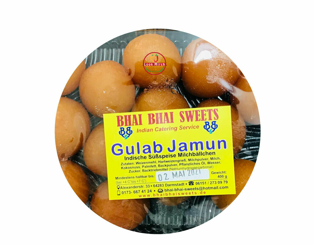 Bhai Bhai Sweets Gulab Jamun 400g