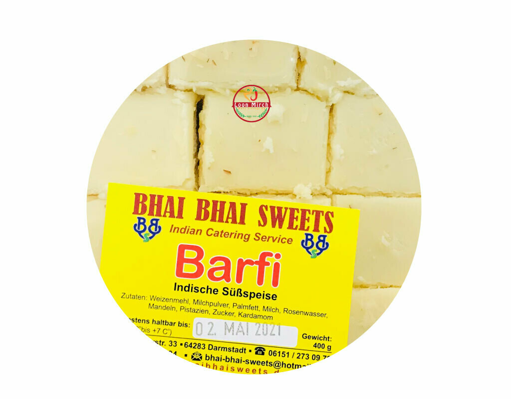 Bhai Bhai Sweets Barfi 400g