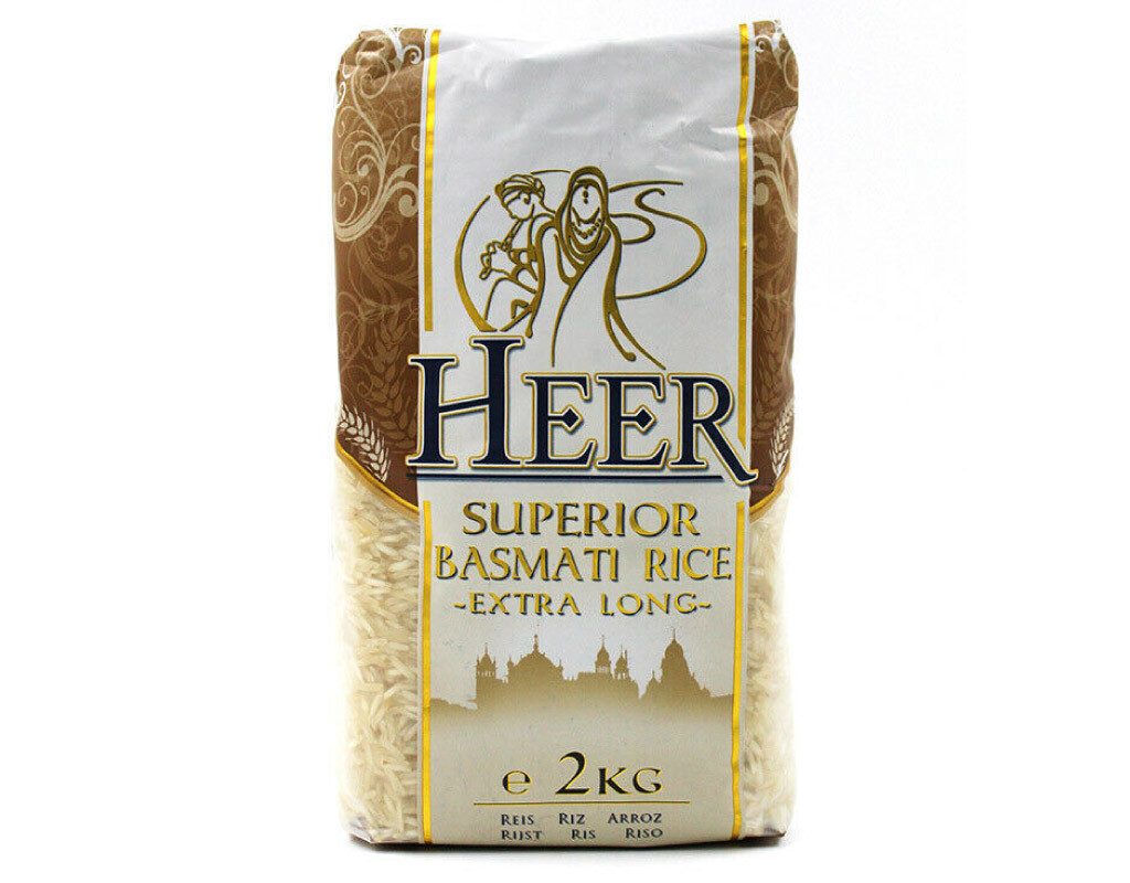 Heer - Superior Basmati Rice extra long grain -  2kg