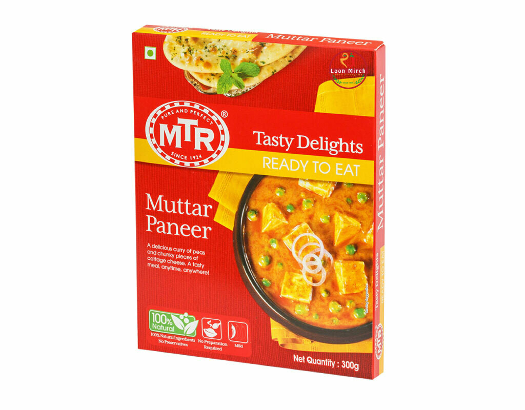 MTR Ready To Eat Muttar Paneer 300g