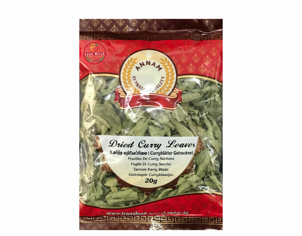 Annam Dried Curry Leaves 20g