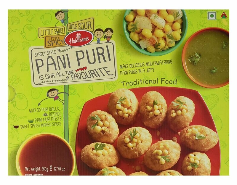 Haldiram Pani Puri / Gol Gappa 360g Haldiram Pani Puri / Gol Gappa 360g