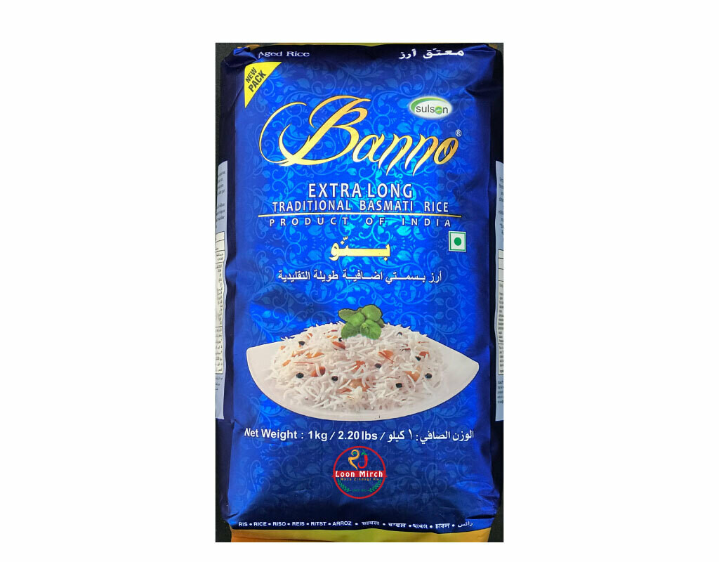 Banno Traditioneller Basmati Biryani-Reis extra lang 1kg