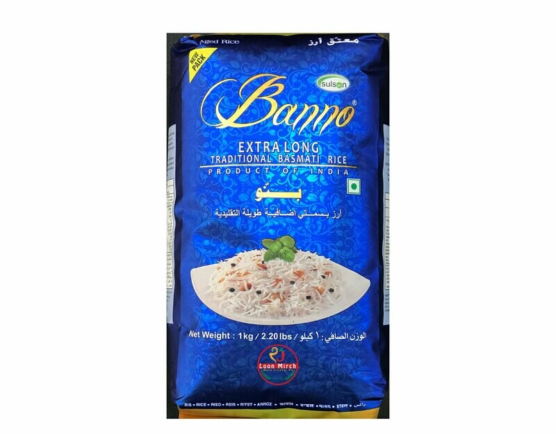Banno Traditioneller Basmati Biryani-Reis extra lang 1kg