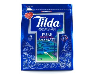 Tilda- Original Basmati Gluten-Free Rice 5kg