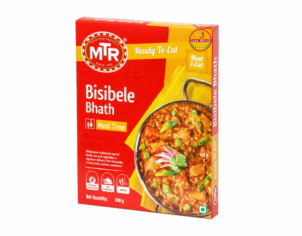 MTR Ready To Eat Besibele bhath 300g