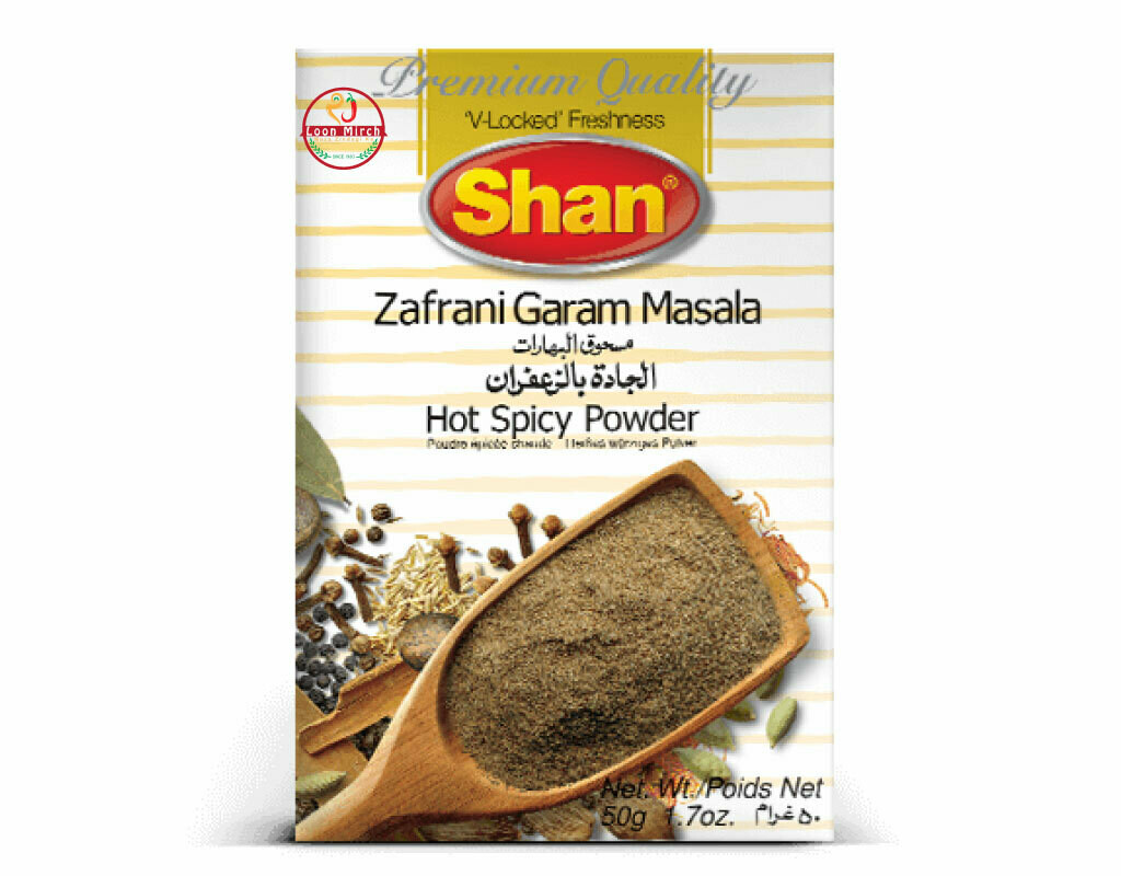 Shan Zafrani Garam Masala Hot Spicy Powder 50g