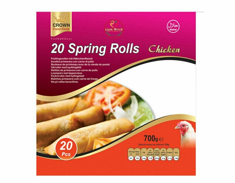 Crown 20 Spring Rolls Chicken 700g Crown 20 Spring Rolls Chicken 700g