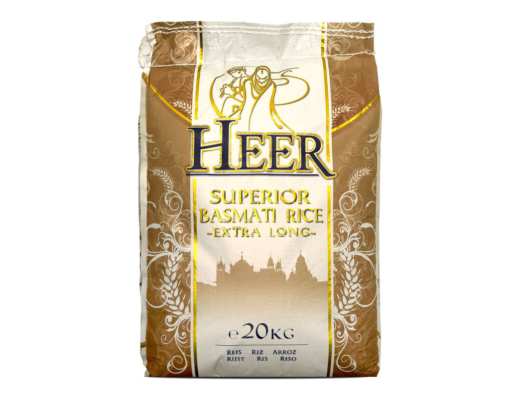 Heer - Superior Basmati Rice extra long grain | 20 kg