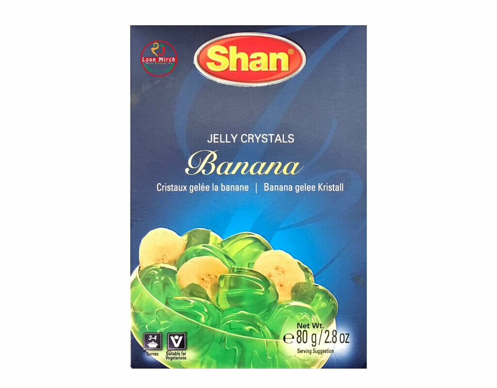 Shan Jelly Crystals Banana 80g