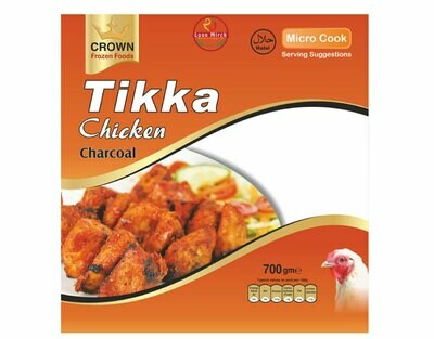 Crown Frozen Food Tikka Chicken Charcoal 700g