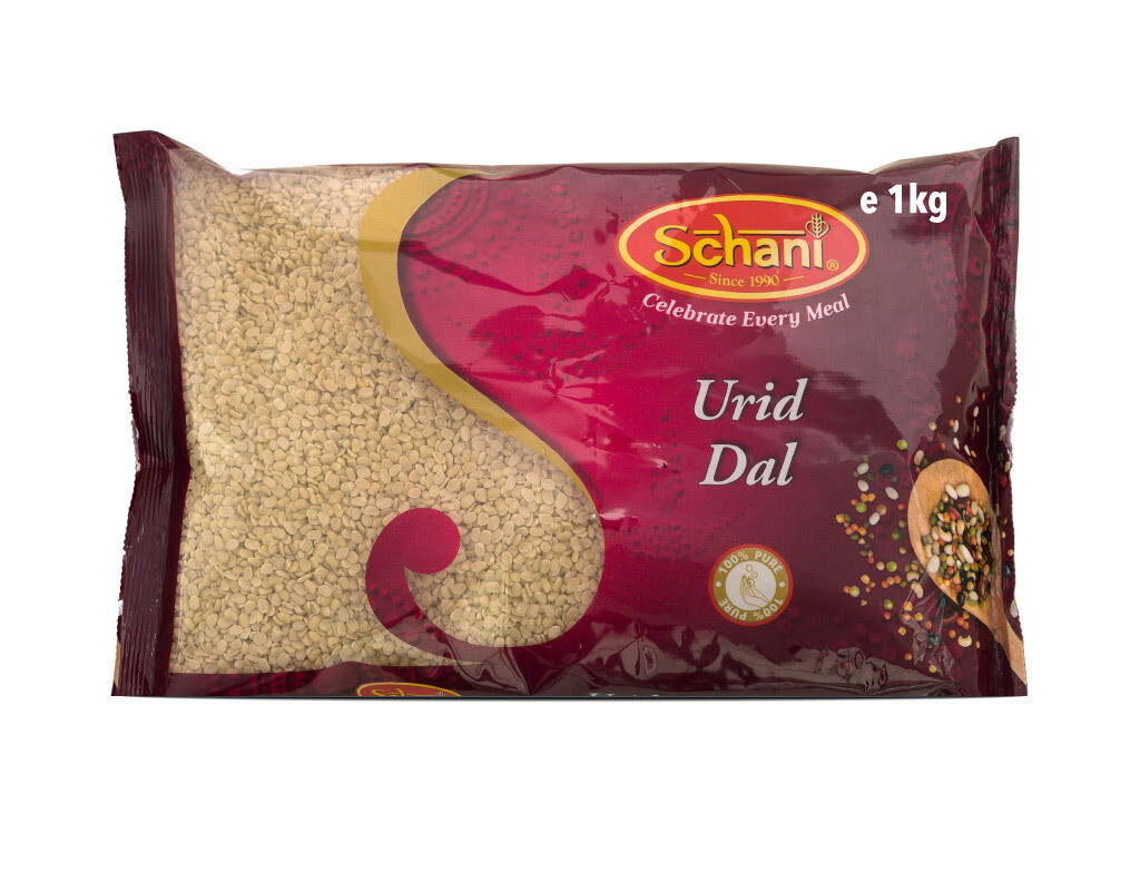 Schani - peeled and halved Urad (Urid Dal) - 500g