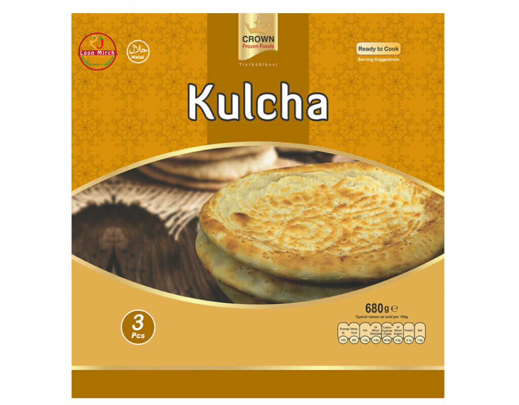 Crown Frozen Food Kulcha 3 pcs 680g