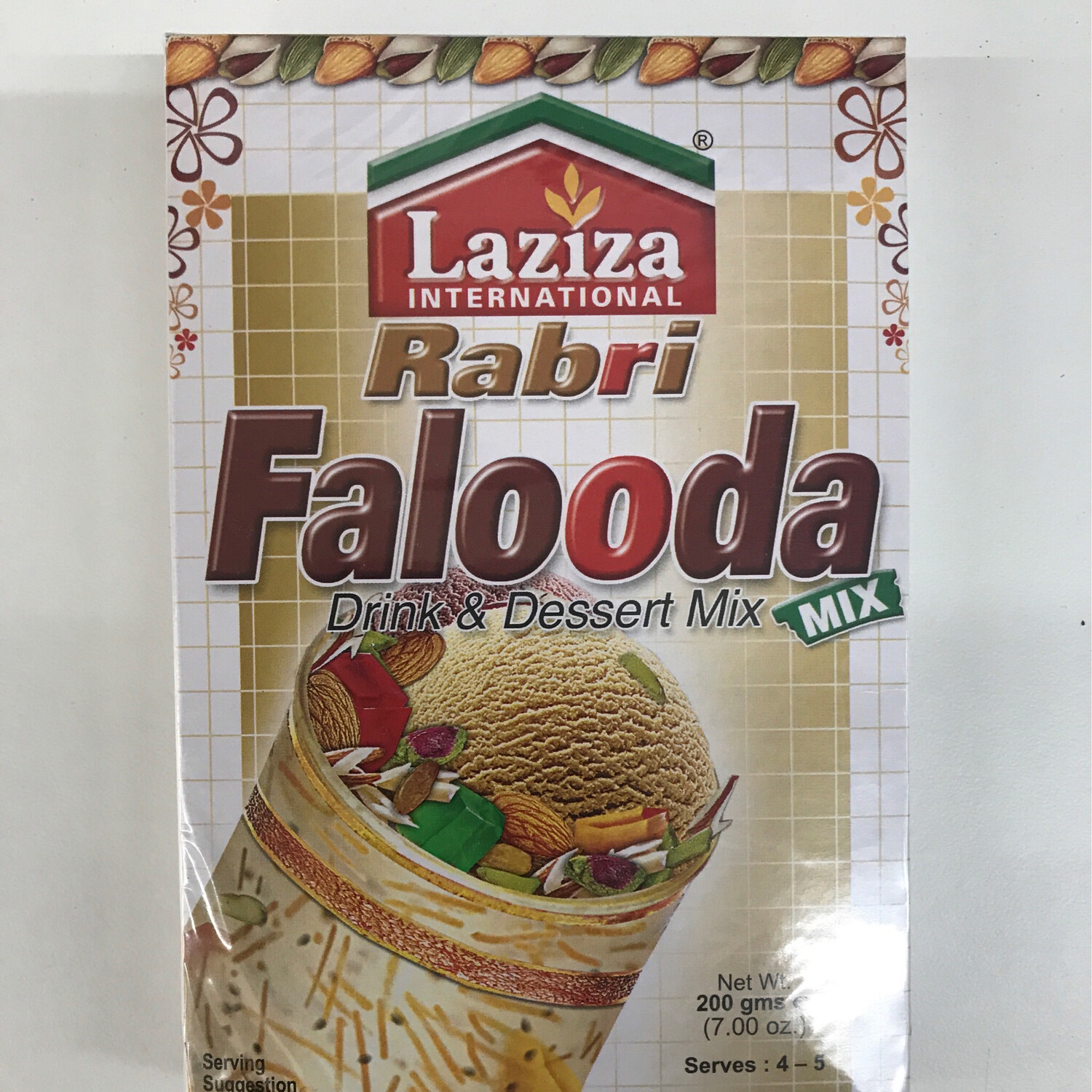 Laziza Rabri Pistachio Falooda Drink & Desert Mix 200g