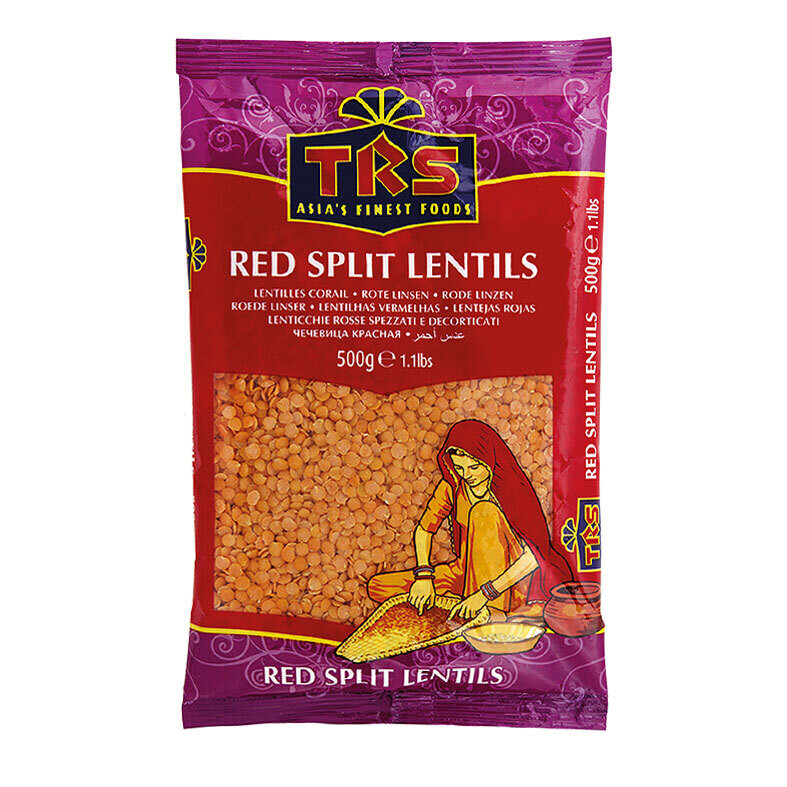 TRS Red Split Lentils 500g TRS Red Split Lentils 500g