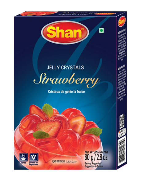 Shan Jelly Crystals Strawberry 80g