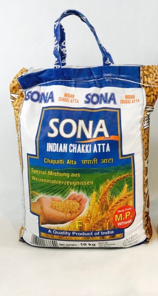 Sona Indian Chakki Atta - 10kg