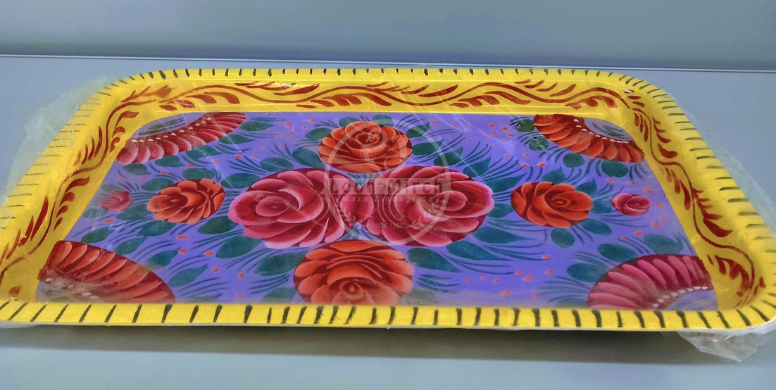 LM Tray mix color, Colour: Yellow and Purple with multiple colour