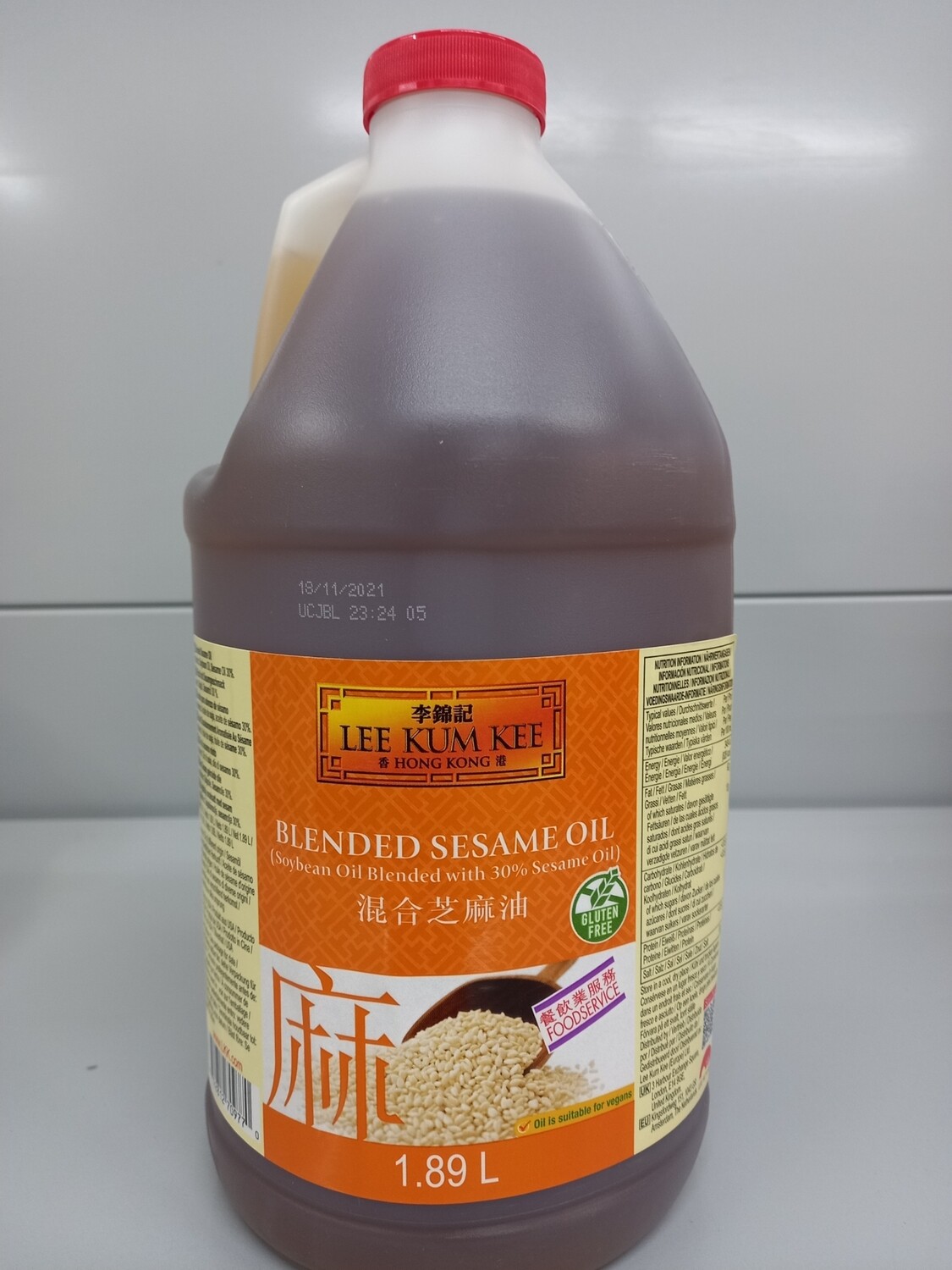 Lee Kum Kee Blended Seasame Oil (Gemischtes Seasamöl) 1.89 Litres