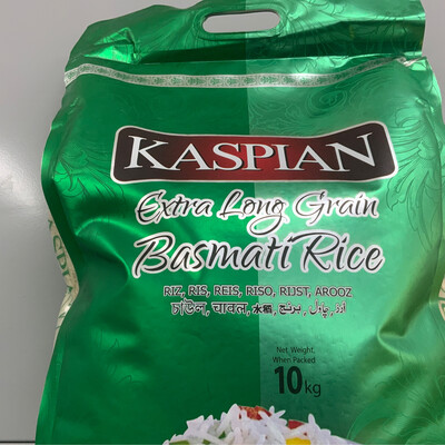 Kaspian Extra Long Grain Basmati 10kg