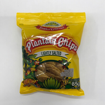 Tropical Gourmet Plantain Chips Lightly Salted 85g