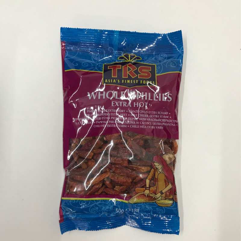 TRS Whole Chilies Extra Hot 50g