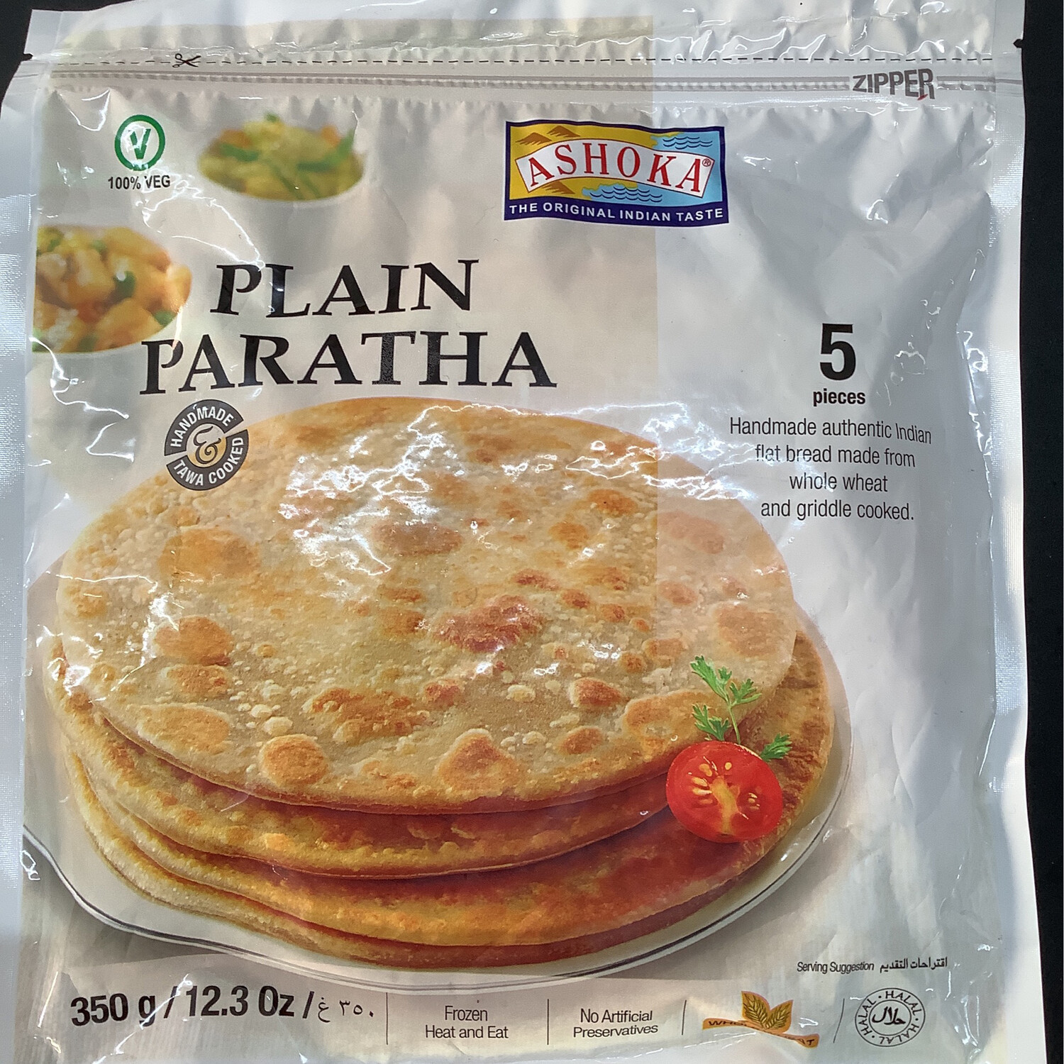 Ashoka Plain Paratha 350g