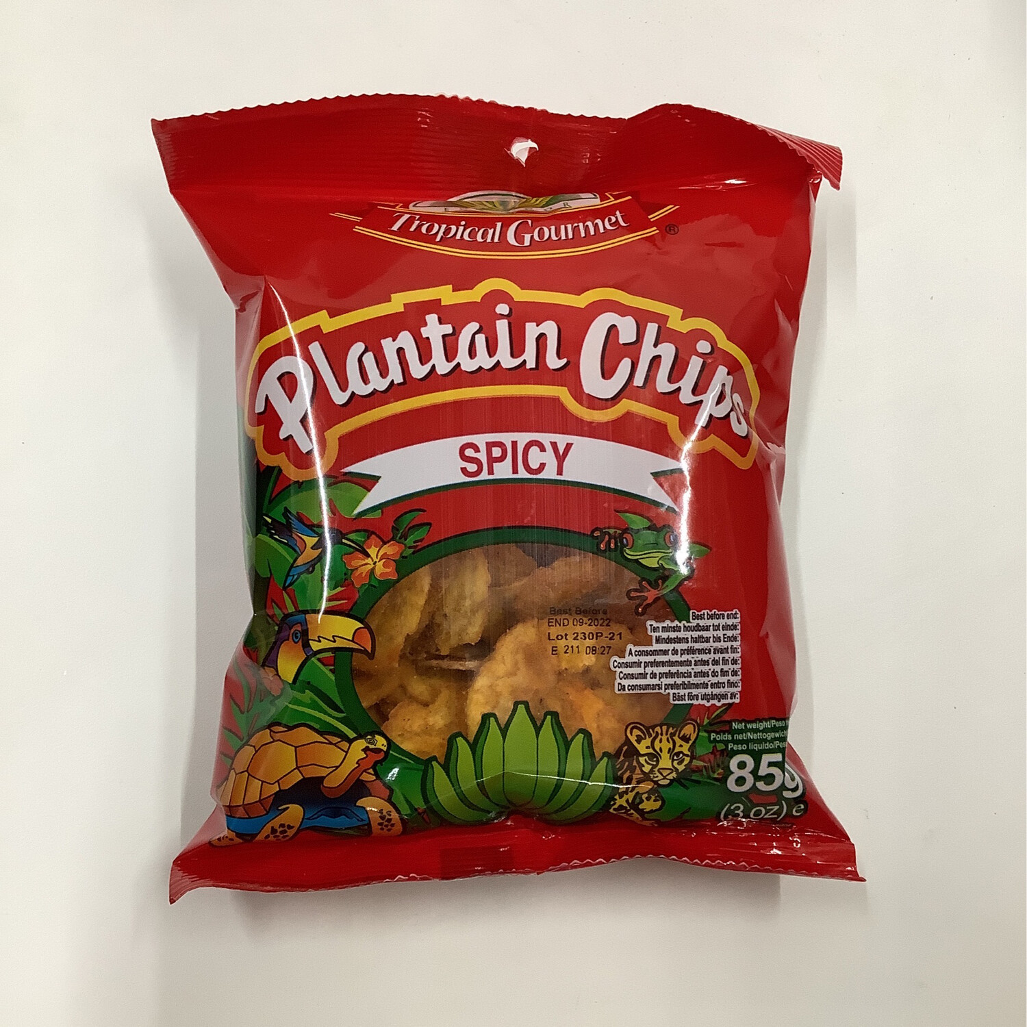 Tropical Gourmet Plantain Chips Spicy 85g