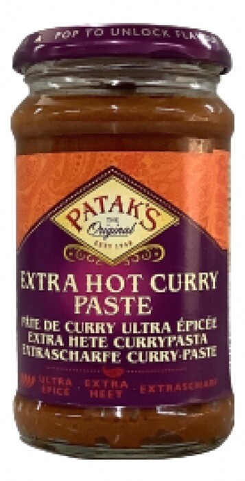 Pataks Extra Hot Curry Paste 283g