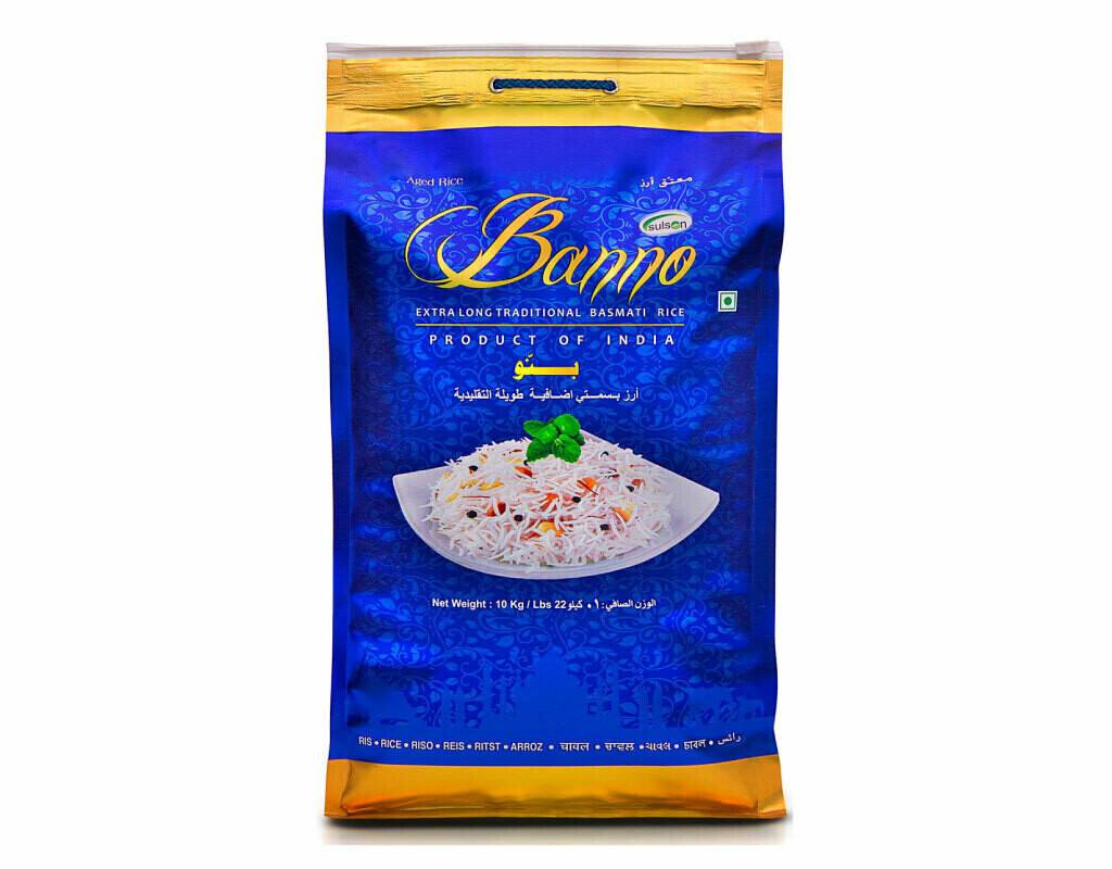 Banno Basmati Extra Long Traditional Basmati Rice 10kg