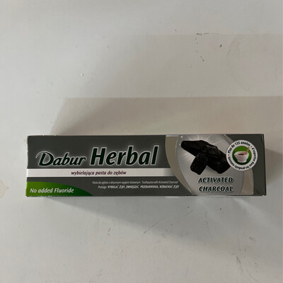 Dabur Herbal Charcoal Toothpaste (pflanzliche Charcoal-Zahnpasta) 100ml