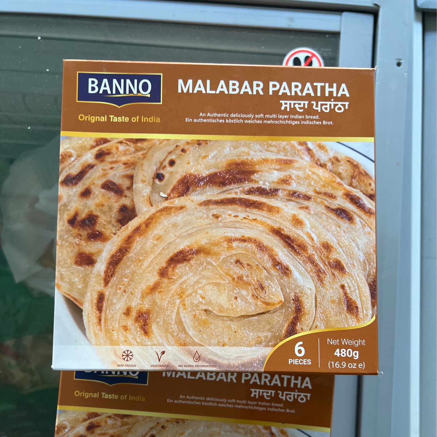 Banno Malabar Paratha 6pcs 480g